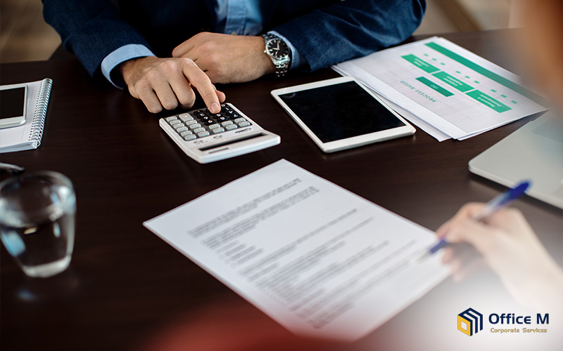 Discussing financial reports for year-end tax strategy